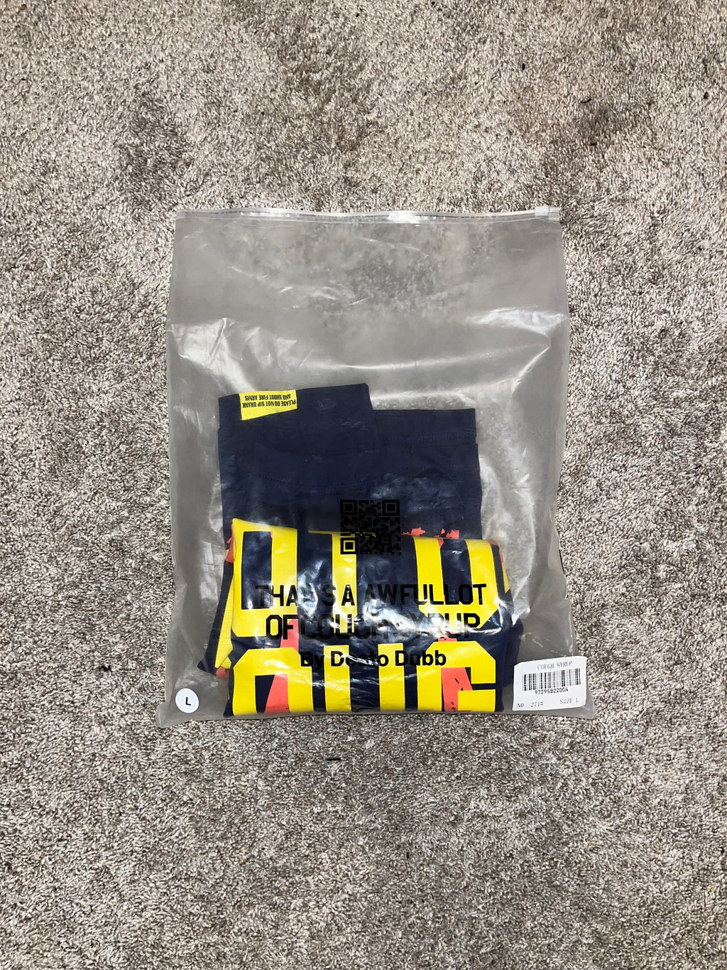 “That's A Awful Lot Of Cough Syrup”
 navy T-Shirt