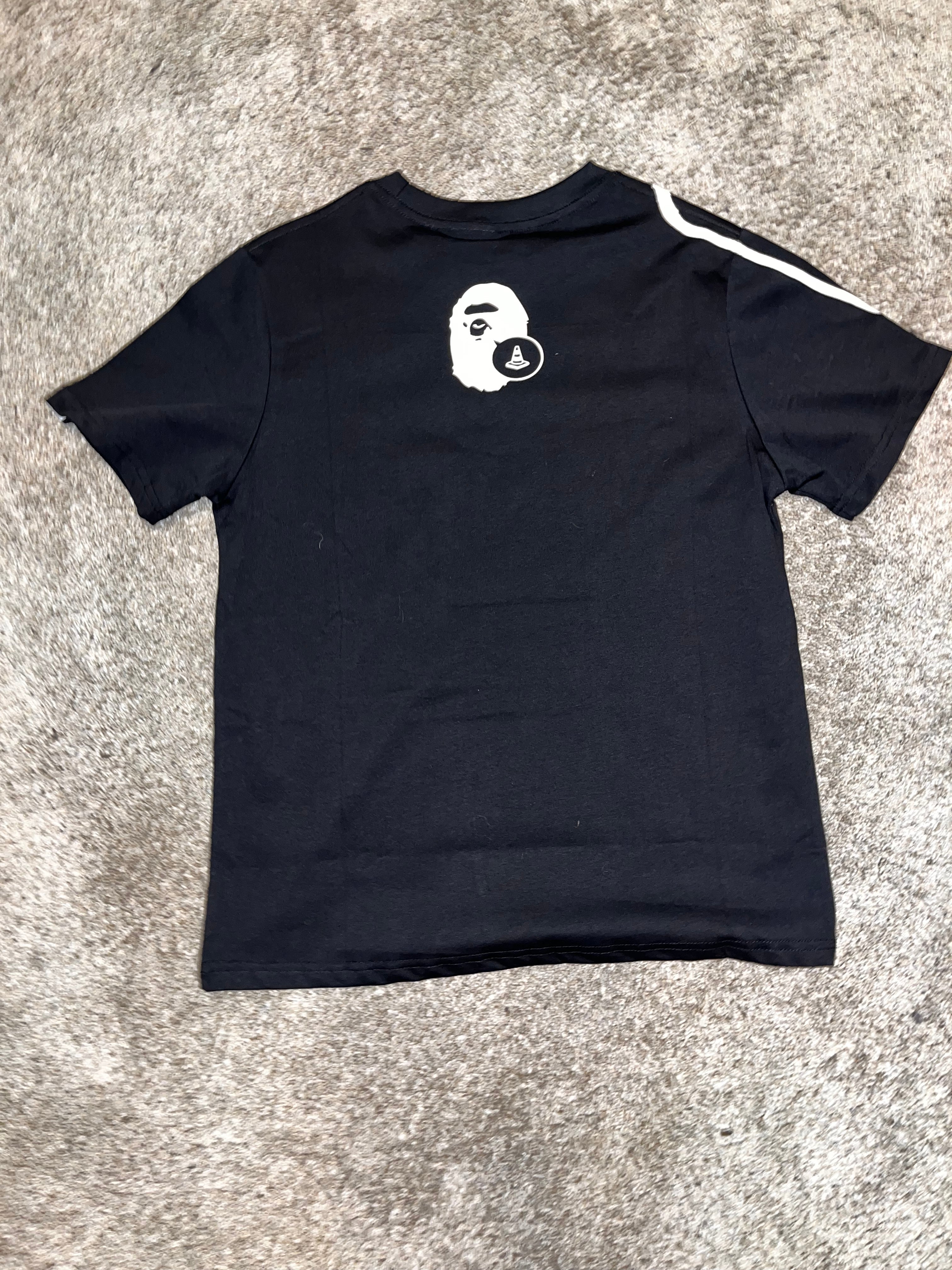 BAPE black & white tee