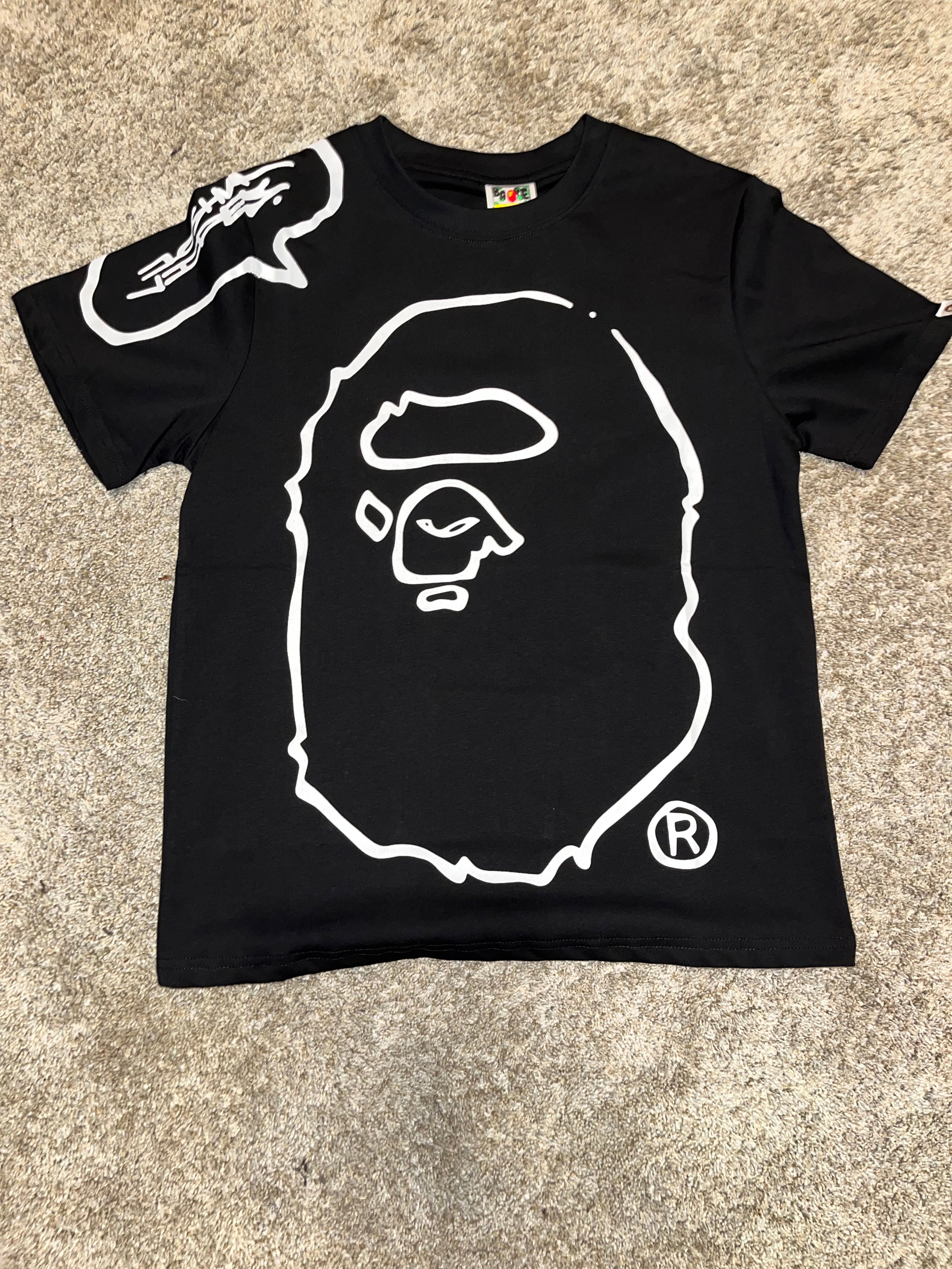 BAPE black & white tee